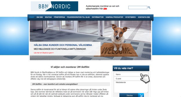 Датский сайт BBN Nordic