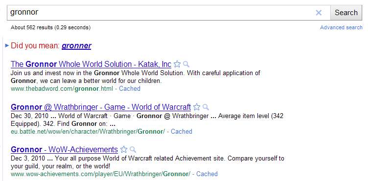 Катак теперь принадлежит 3 лучших (и только 3) результатов Google по слову Kaleticite